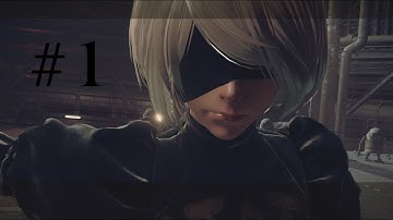 NieR: Automata - Walkthrough - Part 1【NO Commentary】 【1080p / 60FPS】
