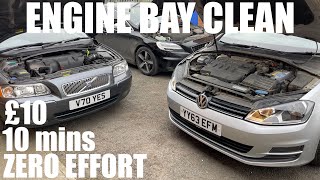 Quick, Cheap & Easy - Engine Bay Clean With ZERO EFFORT
