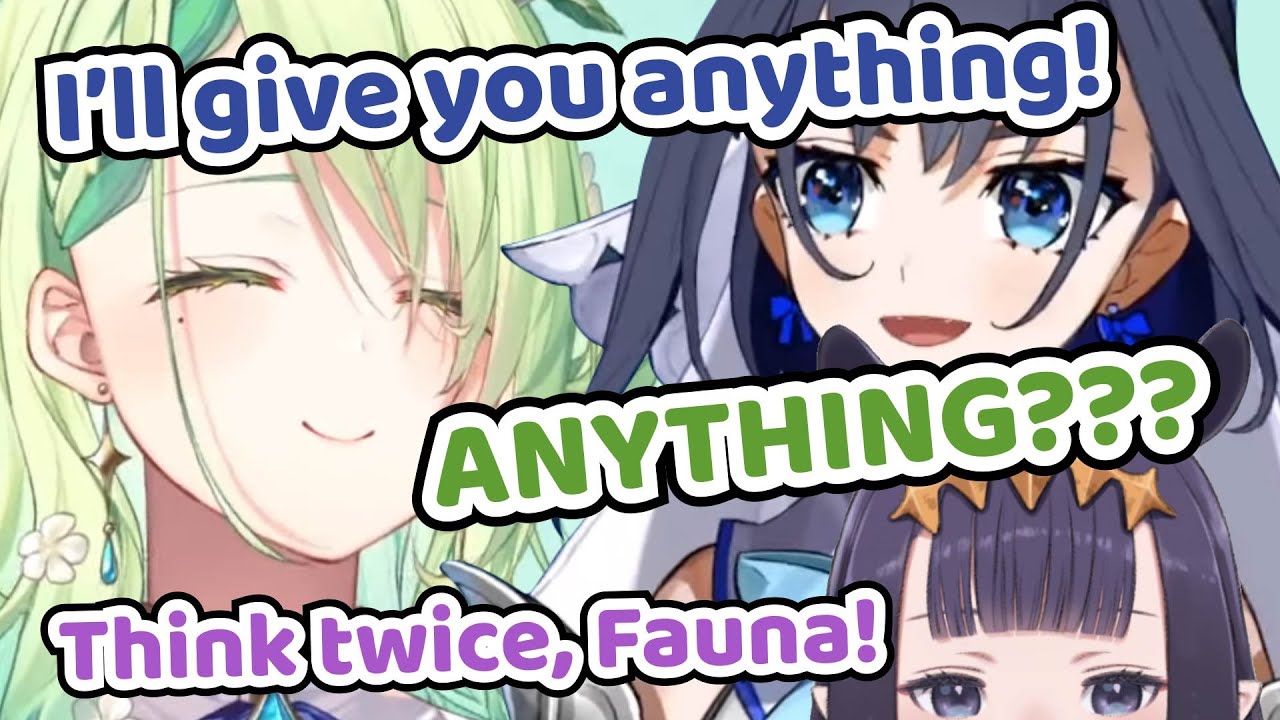 Fauna Didn't Read Her Job Description Properly...【Hololive EN | Fauna x Kronii x Ina'nis】