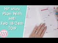 Plan With ME! - Happy Planner Mini - Feb 18th - 24th, 2019 - Cleaning Schedule