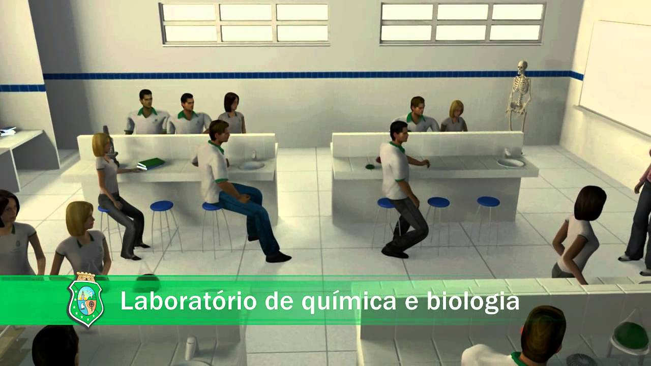 Maquete 3D da Nova Escola Dep. Paulo Benevides
