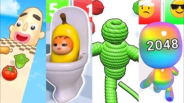 Sandwich Runner, Merge Master: Monster Run 3D, Rope Man, Man Runner 2048