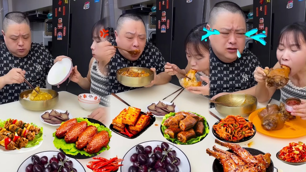 美味しい食べ物のASMR _ ASMR FOOD 🍜🍝🍜🥓🥢🍗