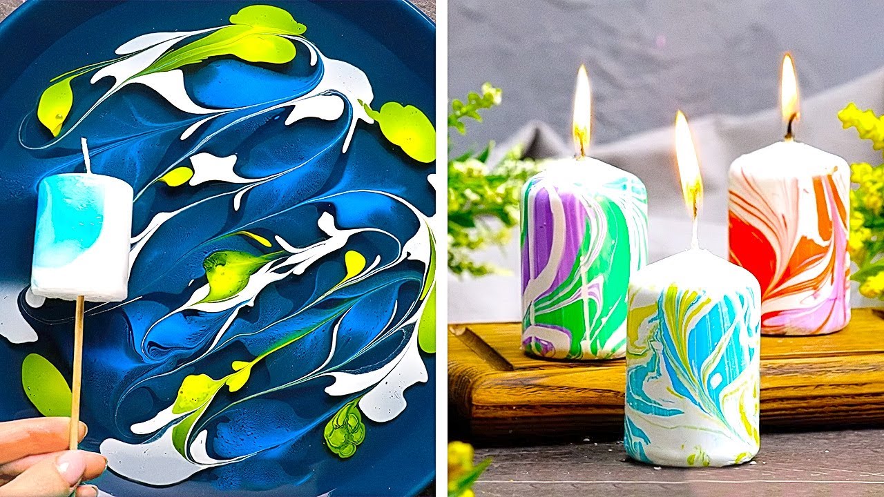 30+ BRIGHT CANDLE you can quickly make at home