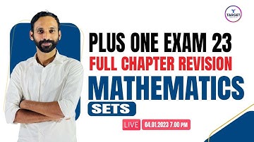 Plus One Mathematics | Public Exam Crash Course | Sets | Target Learning App | Shahas Sir