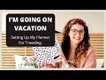 Setting Up My Planner to Travel | The Happy Planner | Leopard Zip Folio