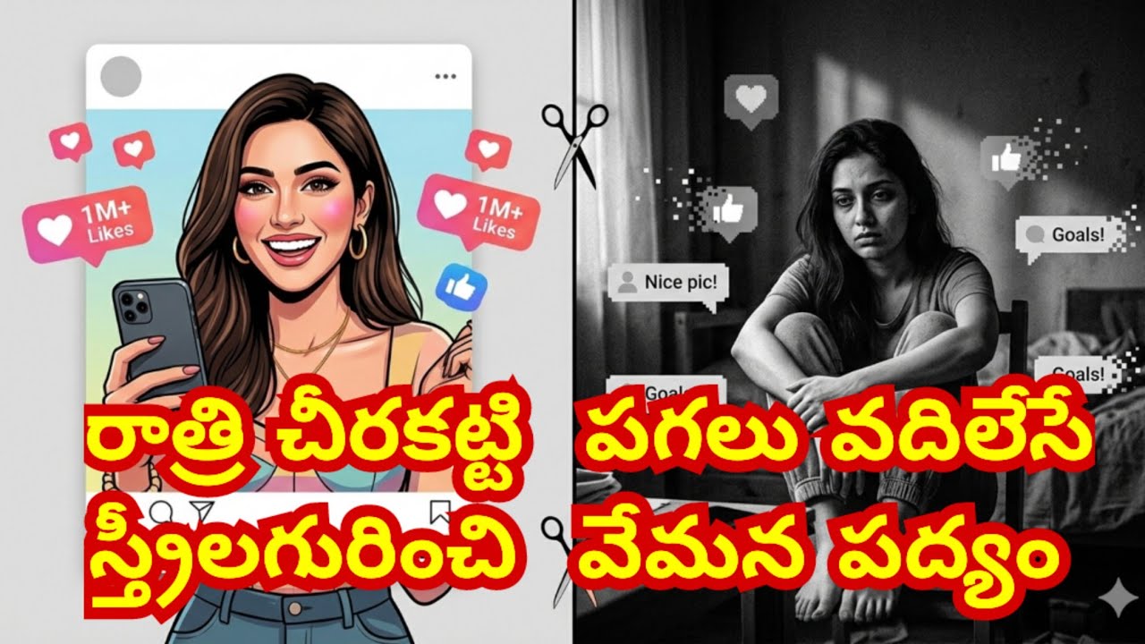 కనువిప్పు కలిగించే వేమన పద్యము మరియు కథ భావం ||vemana padyalu with bhavam