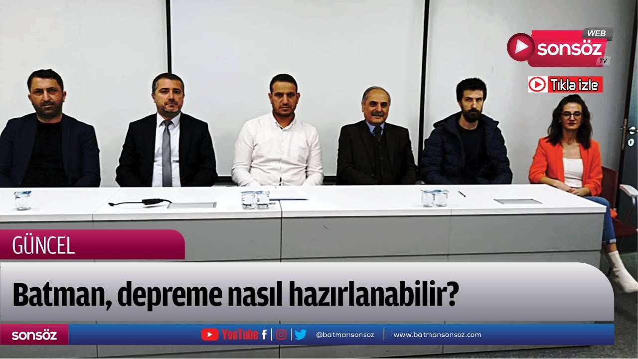 Batman, depreme nasıl hazırlanabilir?