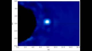 First in the world video of rotation exoplanet around the star Beta Pictoris