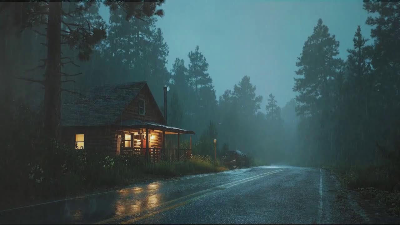 Rain Sounds For Sleeping Tonight - Fall Asleep Peacefully | Study & Focus Background