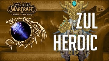 WOW BFA - Zul Heroic (Frost Mage)