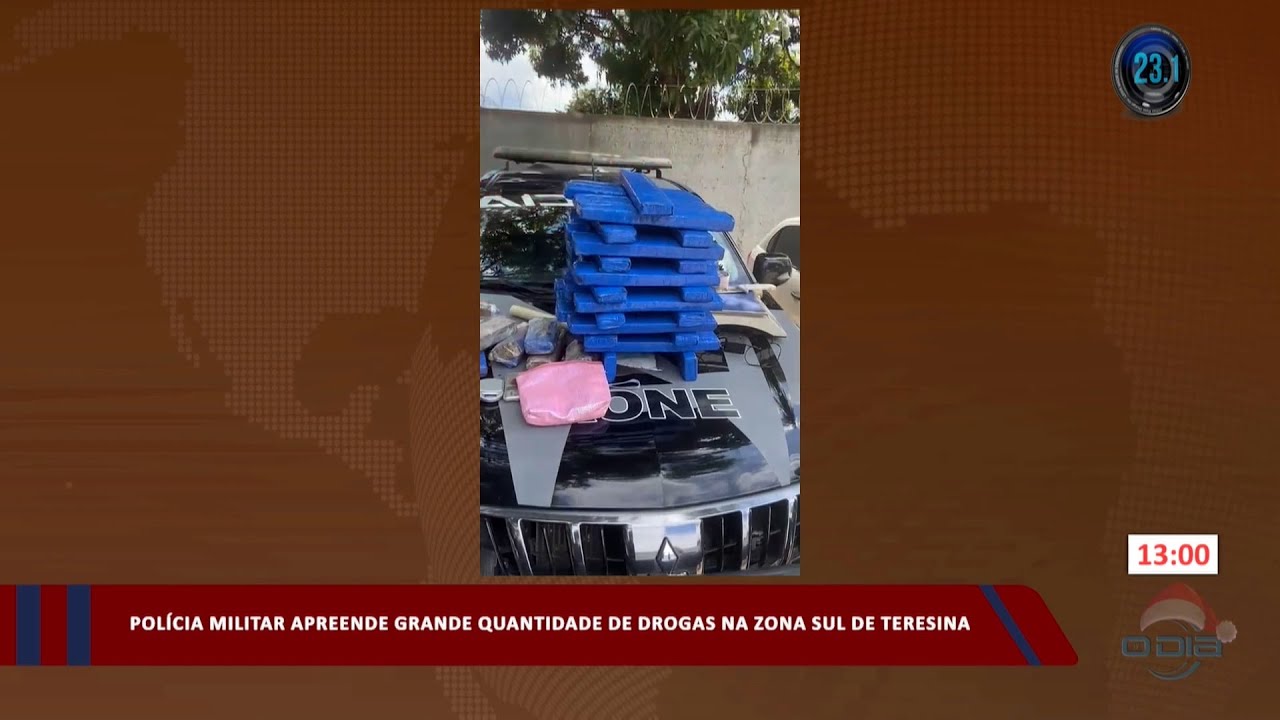 Polícia Militar apreende grande quantidade de drogas na zona sul de Teresina 07 12 2023