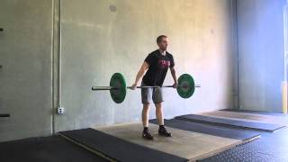 Snatch Pull to Hip - Four Barrel CrossFit