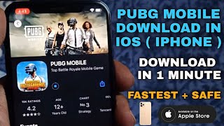 HOW TO DOWNLOAD PUBG MOBILE GLOBAL VERSION IN IPHONE | HOW TO DOWNLOAD PUBG IN IPHONE