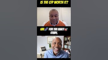 Is Becoming A CFP Worth It? #financialadvisor #financialplanner #cfp