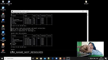 Cara Membuat Database Mysql server Melalui CMD | Perintah Desc, Alter |