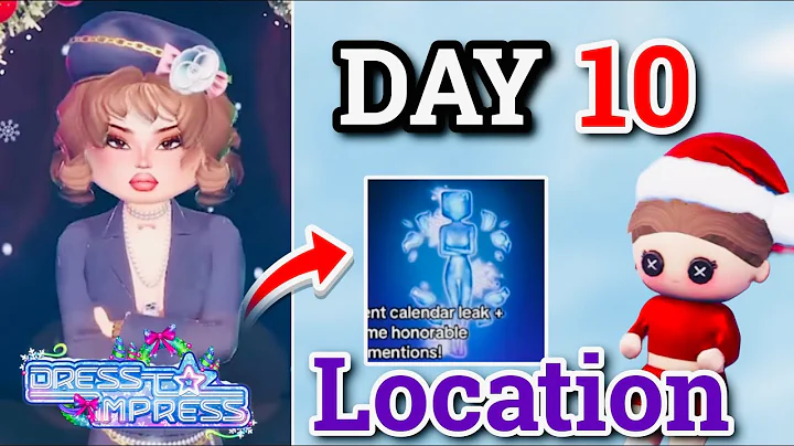 DAY 10 LANA ELF LOCATION IN DRESS TO IMPRESS *Advent Calendar* Rewards DTI Roblox