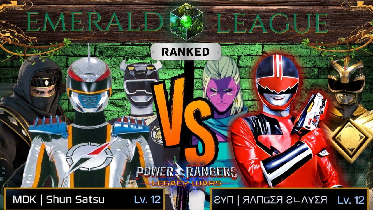 Power Rangers Legacy Wars Ranked Emerald League Battle Tyzonn Vs