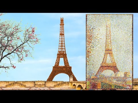 Seurat S Eiffel Tower Youtube