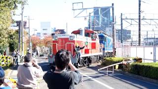 田端運え転所 DE10 EF510、EF81北斗星色牽引