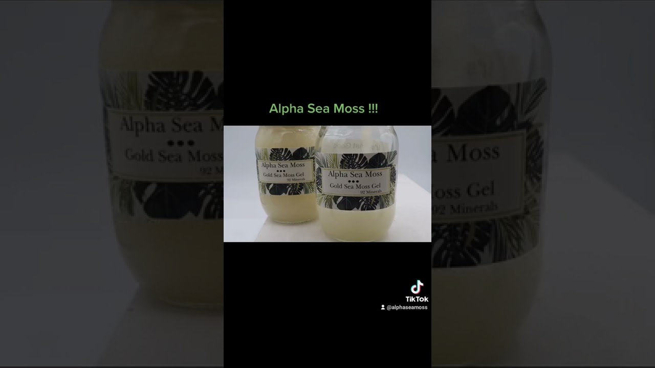 Alpha Sea Moss Gel !!! 92 MINERALS THE BODY NEEDS!!!