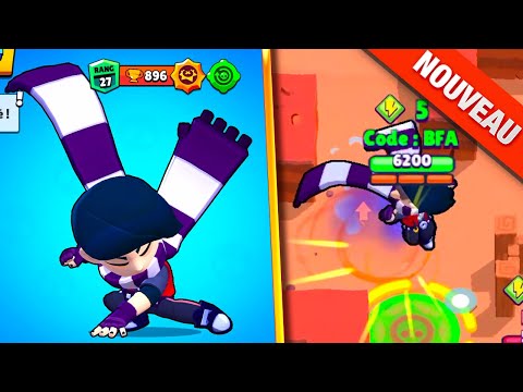 je JOUE avec EDGAR le NOUVEAU BRAWLER GRATUIT de la mise à jour Brawl Stars Décembre Sneak Peek 3