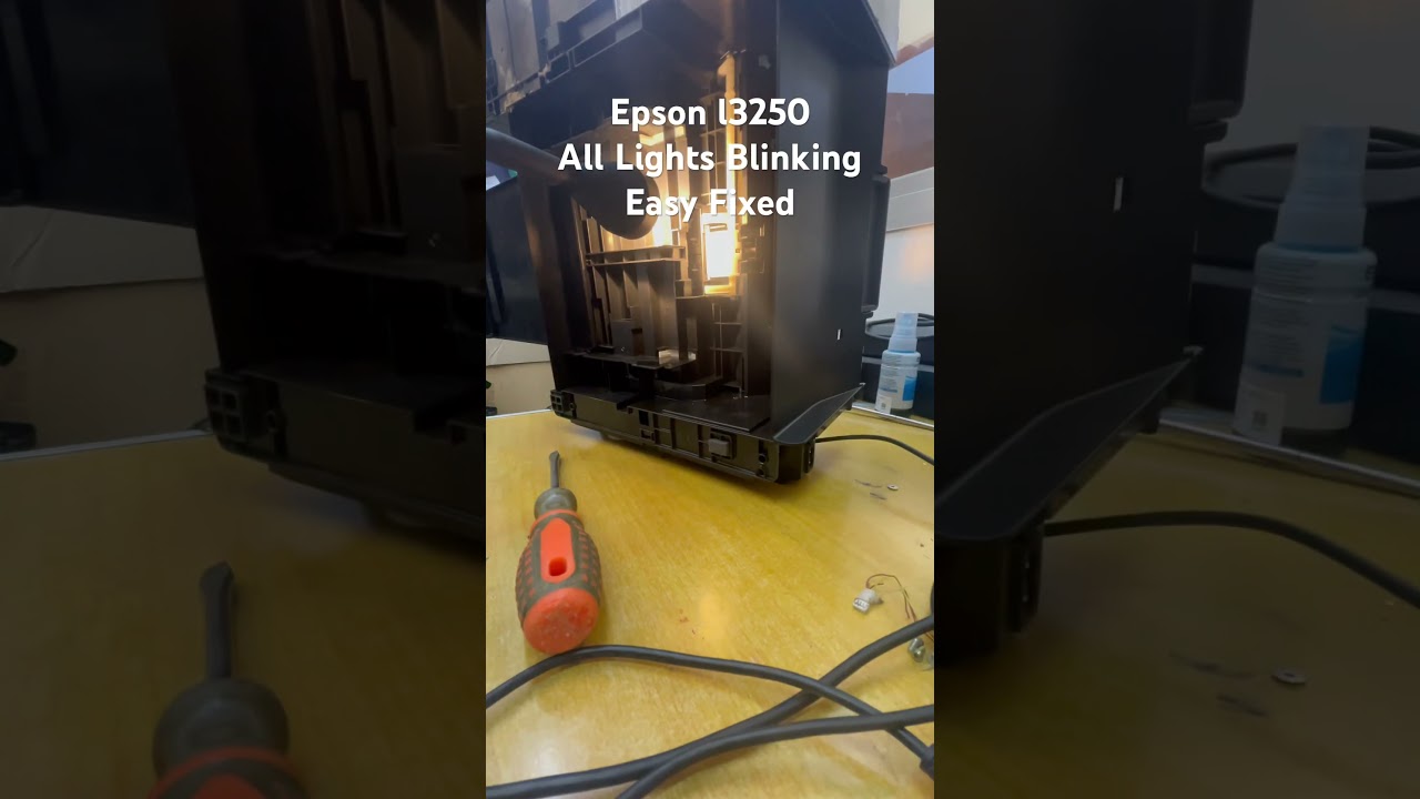 Epson L3250 All Lights Blinking Easy Fixed