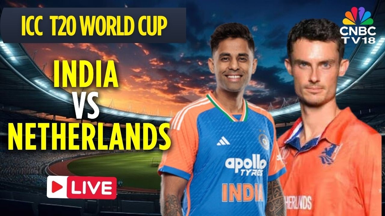 🔴India vs Netherlands LIVE: T20 World Cup | Suryakumar | Abhishek Sharma | Ind Vs Ned SCORE | N18G