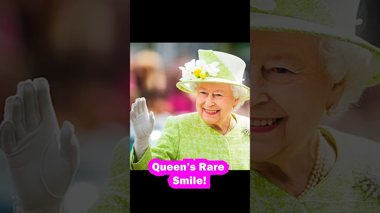 Редкая улыбка королевы Елизаветы запечатлена на камеру 