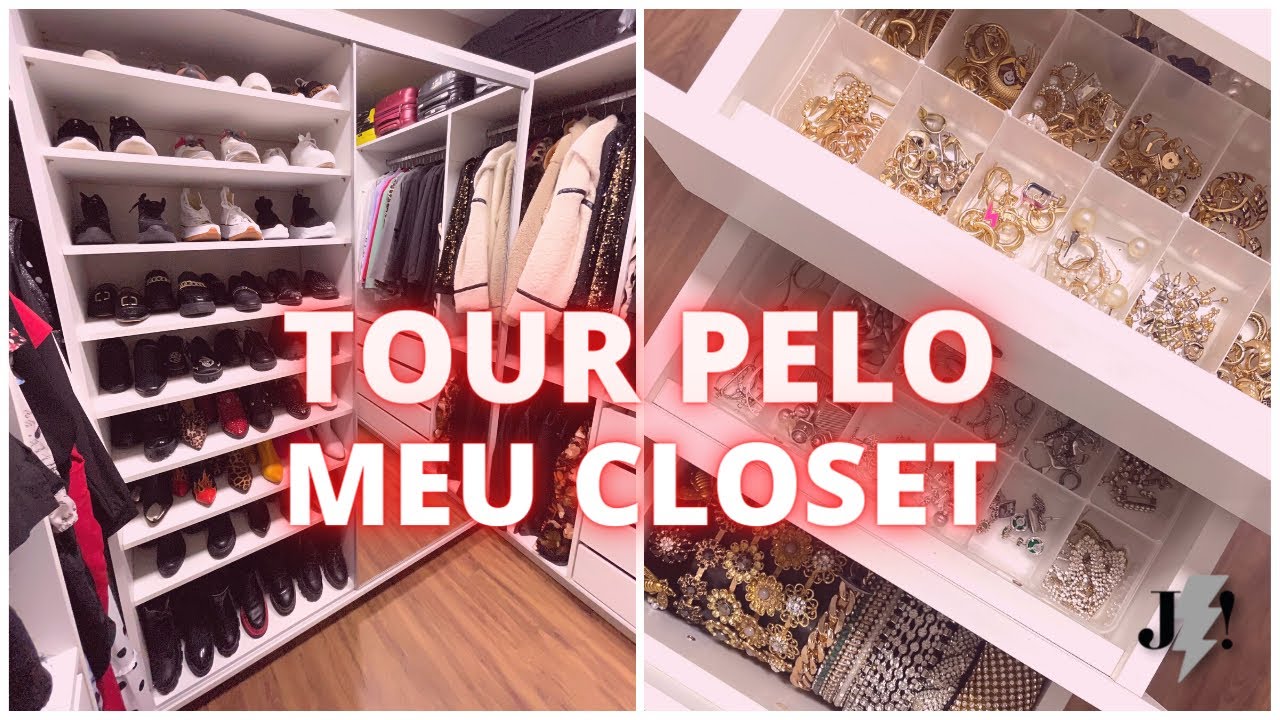 Tour pelo meu closet!!! - YouTube