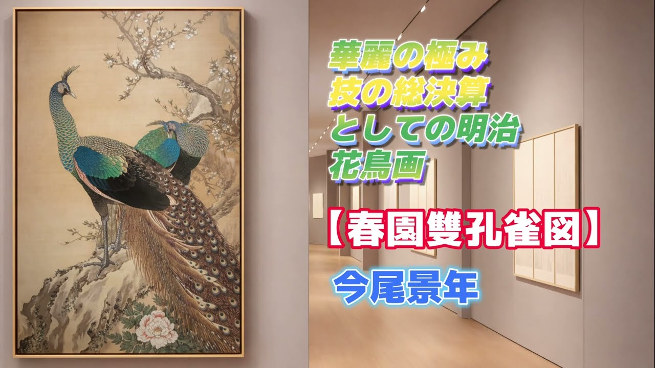 Art Appreciation No. 1623: Imao Keitei [Two Peacocks in a Spring