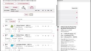 Horse Racing Ratings Explained - Part 1 - Using Racing Post