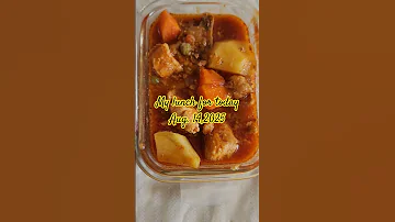 My Lunch For Today Aug 14 2025 Trendingshorts Food Lunch Easycooking Menufortoday 