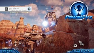 Horizon Zero Dawn All Hunting Ground Trials Blazing Sun Marks Walkthrough Youtube