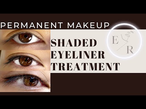 Permanent Shaded Eyeliner Permanent Makeup Procedure