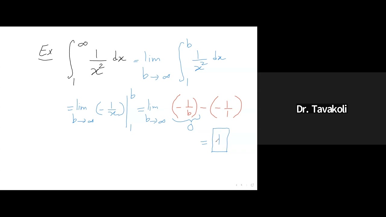 Improper Integrals (part 1) - YouTube