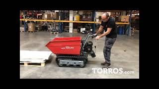 Brouette Motorisée à chenilles surélevées et monte escaliers 500 KG MRD500T Torros MW Tools