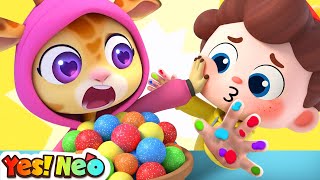 johny johny yes papa wash your hands learn colors nursery rhymes kids songs yes neo