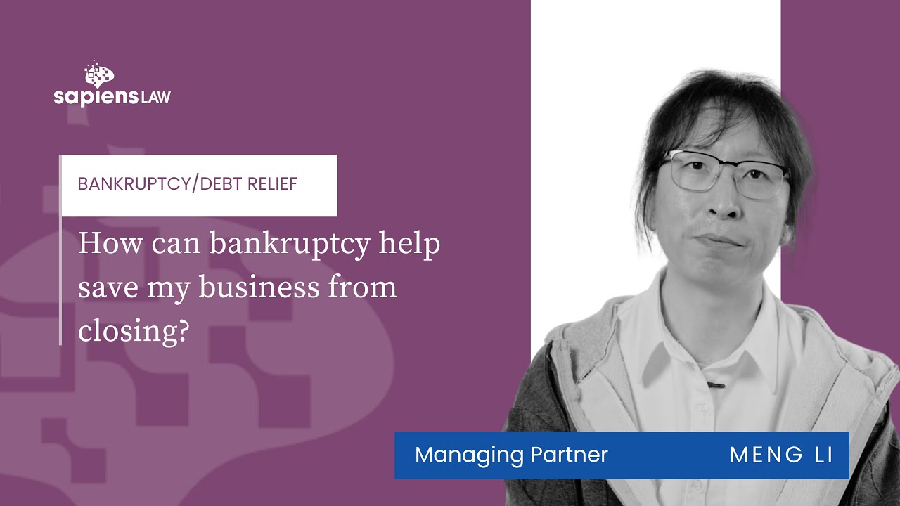 How can bankruptcy help save my business from closing?