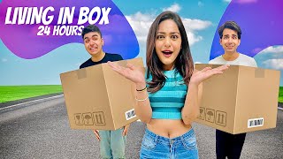 LIVING IN BOX FOR 24 HOURS | Rimorav Vlogs | Baby Queen