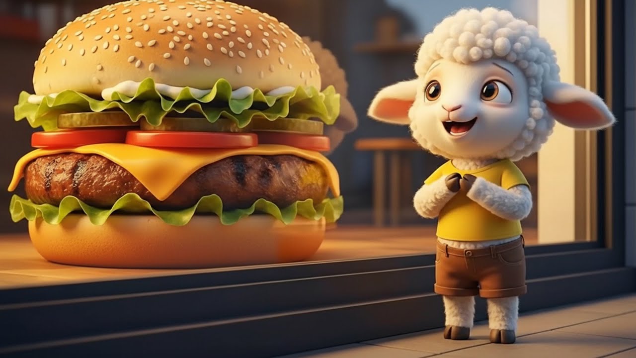 Khoảnh Khắc Ấm Áp | Cừu Con Và Chiếc Hamburger Giấc Mơ Đầy Hạnh Phúc