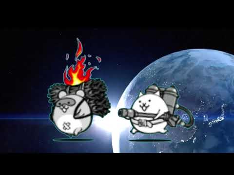カチカチヤマンズ宇宙へ行く【ネタ】【にゃんこ大戦争】