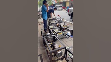 Bộ máy rửa xe cao áp 3kw hàng quốc dân cho a trai về xịt sân vườn