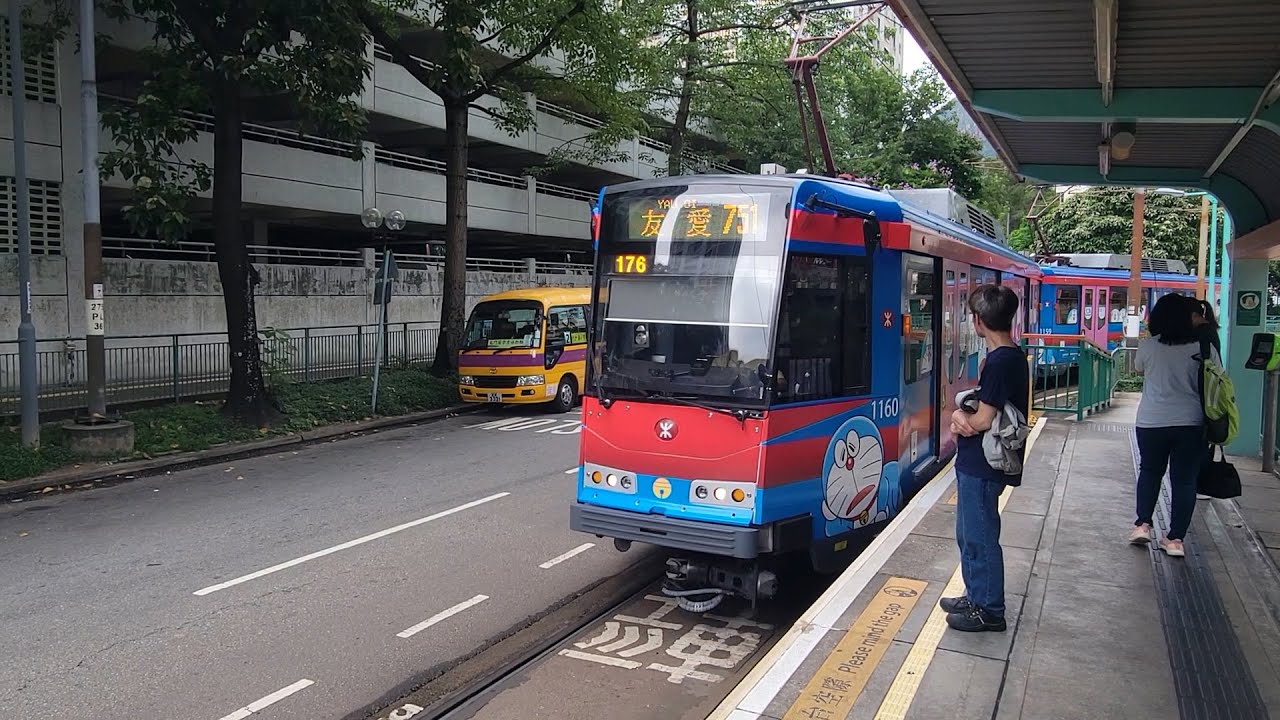 輕鐵751線多啦A夢主題列車往天逸行車片段 Light Rail Route 751 to Tin Yat | Rocky's Studio