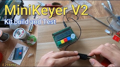 Keyer Mini V2 Kit build