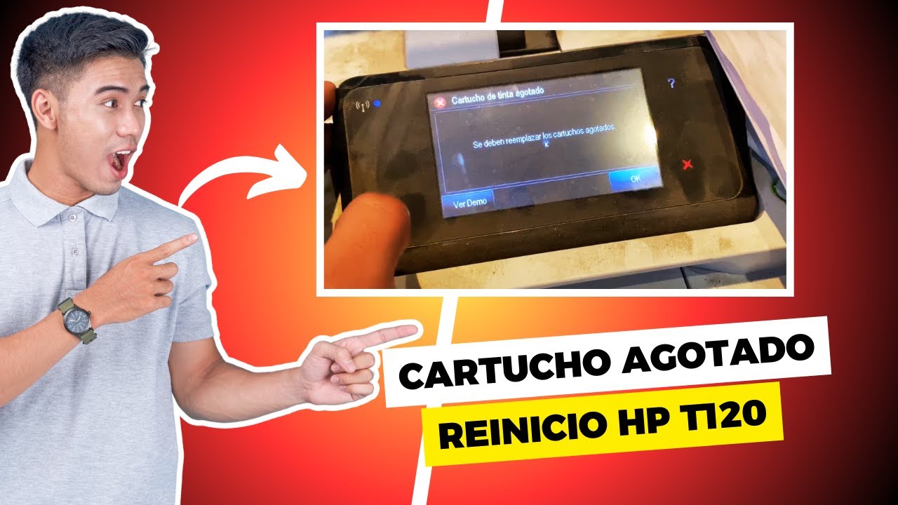Cartucho de Tinta Agotado en Plotter T120: ¡Solución Rápida!