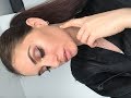 ПРОБУЮ КОСМЕТИКУ J LO x INGLOT :  Блестящие веки, стрелки и  губы нюд