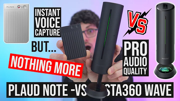2025's Best AI Voice Recorder! - Insta360 Wave vs Plaud Note (Compared in Noisy Environments)