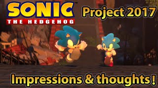 2 Sonics, 1 Dark Adventure!!| Sonic Project 2017 trailer plus my thoughts & Impressions!