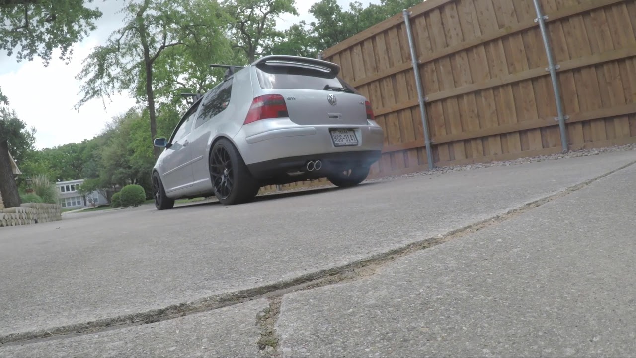 VW Mk4 GTI 12v VR6 BillyBoat Exaust Revs